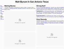 Tablet Screenshot of mattbynum.com